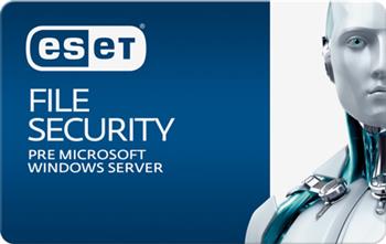 ESET File Security for Windows File Server 3 servre - predĺženie o 1 rok GOV