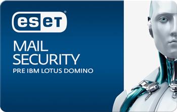 ESET Mail Security pre IBM Lotus Domino 26 - 49 mbx - predĺženie o 1 rok