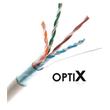 FTP kabel OPTIX (drát) Cat5e PVC, 4páry, PREMIUM, bal.305m/box