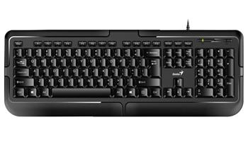 GENIUS KB-118 klávesnice/ Drátová/ PS2/ černá/ CZ+