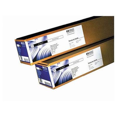 HP Coated Paper-594 mm x 45.7 m (23.39 in x 150 ft), 4.5 mil, 90 g/m2, Q1442A