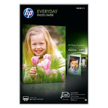 HP CR757A Photo Paper Glossy Everyday, 100 ks, 100 x 150 mm, 200 g/m2