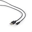 Kabel CABLEXPERT USB 2.0 Lightning (IP5 a vyšší) nabíjecí a synchronizační kabel, 2m, černý
