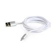 Kabel CABLEXPERT USB 2.0 Lightning (IP5 a vyšší) nabíjecí a synchronizační kabel, opletený, 1,8m, stříbrný, blister