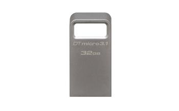 KINGSTON 32GB USB 3.0 DataTraveler Micro 3.1 Type-A metal ultra-compact drive