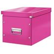LEITZ Čtvercová krabice Click&Store, velikost L (A4), růžová