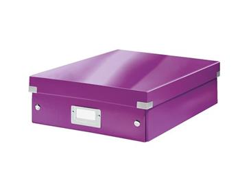 LEITZ Organizační box Click&Store, velikost M, purpurová