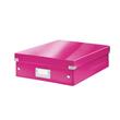 LEITZ Organizační box Click&Store, velikost M, růžová