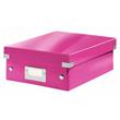 LEITZ Organizační box Click&Store, velikost S, růžová