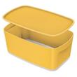 LEITZ Úložný box s víkem MyBox Cosy, velikost S, teplá žlutá