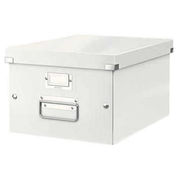 LEITZ Univerzální krabice Click&Store, velikost M (A4), bílá