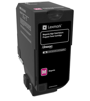 Lexmark CS725 Magenta High Yield Return Programme Toner Cartridge - 12 000 stran