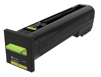 Lexmark CS820, CX82x, CX860 Yellow Return Programme Toner Cartridge - 8 000 stran