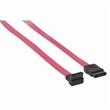 Nedis CCGP73110RD05 - SATA datový kabel, 3 Gb/s | SATA 7-pin Zásuvka - SATA 7-pin Zásuvka – Úhlová 90° | 0,5 m | Červená barva