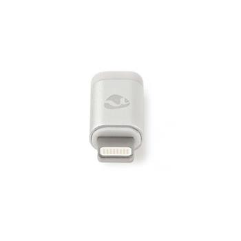 Nedis CCTB39901AL - Apple Lightning Adaptér | Apple Lightning 8-pin Zástrčka - USB Micro B Zásuvka