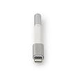 Nedis CCTB39950AL015 - Apple Lightning Adaptér | Apple Lightning 8-pin Zástrčka - 3,5mm Zásuvka | 0,15 m | Hliník