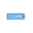 Nedis FDRIU232BU - Flash disk USB 2.0 | 32 GB | Čtení 12 MB/s / zápis 3 MB/s | Modrá
