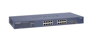 Netgear 16xGbE, 2xSFP shared, SMART SWITCH, static routing, IPv6, LAGs