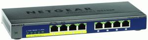 Netgear PLUS SWITCH, 8xGbE with 4xPoE ports, budget 45W (mngt. via PC utility-VLANs, IGMP, Rate Limiting, etc.)