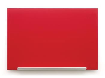 NOBO skleněná tabule Diamond glass 188,3x105,3 cm, red