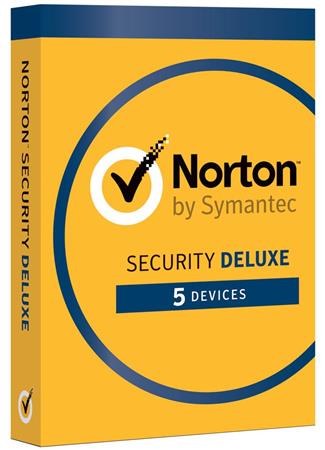 NORTON SECURITY DELUXE CZ 1 uživatel na 5 zařízení na 3 roky