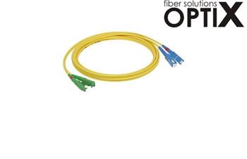 OPTIX E2000/APC-SC optický patch cord 09/125 1m G657A