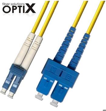 OPTIX LC/UPC-SC/UPC Optický patch cord 09/125 1m G657A