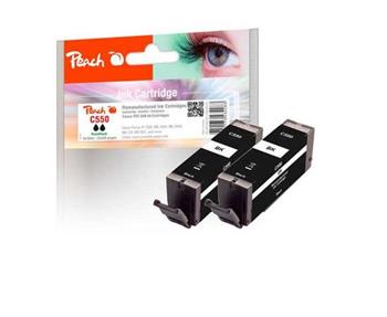 PEACH kompatibilní cartridge Canon PG-550 TwinPack, black, 2x13 ml