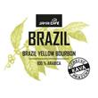 Pražená zrnková káva - Brasil Yellow Bourbon (1000g)