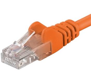 Premiumcord Patch kabel CAT6a S-FTP, RJ45-RJ45, AWG 26/7 3m oranžová