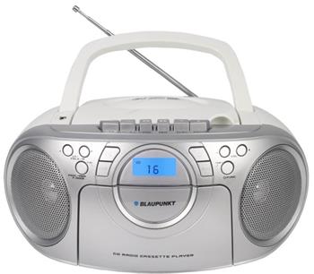 Rádiomagnetofon BLAUPUNKT BB16WH FM PLL CD/MP3/USB/AUX, kazety