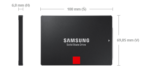 Samsung SSD 860 PRO 2000GB SATAIII 2.5'', MLC, (560MB/s; 530MB/s), 7mm