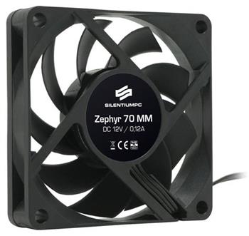 SilentiumPC přídavný ventilátor Zephyr 70/ 70mm fan/ ultratichý 17,7 dBA
