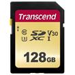 Transcend 128GB SDXC 500S (Class 10) UHS-I U3 V30 MLC paměťová karta, 95 MB/s R, 60 MB/s W
