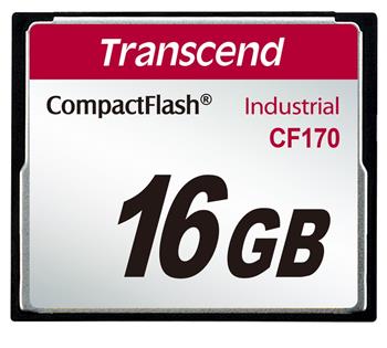 Transcend 16GB INDUSTRIAL CF CARD CF170 paměťová k