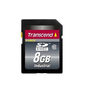 Transcend 8GB SDHC průmyslová paměťová karta, Clas