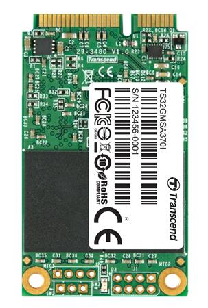 TRANSCEND MSA370 32GB Industrial SSD disk mSATA, SATA III (MLC)