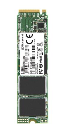 TRANSCEND MTE652T2 512GB Industrial 3K P/E SSD disk M.2, 2280 PCIe Gen3 x4 NVMe 1.3 (3D TLC), 2100MB/s R, 1000MB/s W