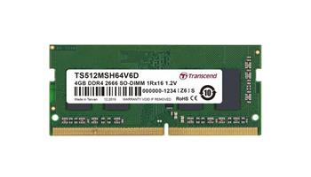 Transcend paměť 4GB SODIMM DDR4 2666 1Rx16 CL19
