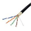 UTP kabel (drát) Cat5e Outdoor černý -40 - 70°C, bal.1000m Double Jacket