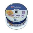 VERBATIM DVD+R DL AZO 8,5GB, 8x, printable, inverse stack, spindle 50 ks