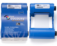 ZEBRA ISERIES COLOR CARTRIDGE RIBBON 5 PANEL YMCKO WITH 1 CLEANING ROLLER, 200 IMAGES