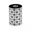 Zebra Wax Ribbon, 110mmx300m, 2300; European Wax, 25mm core, with notches for GT800 printer, 12/box
